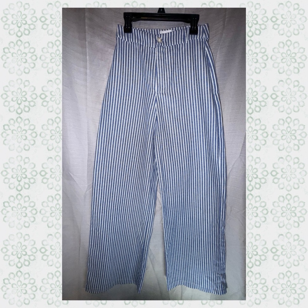 Sugarlips Blue and White Striped Trousers